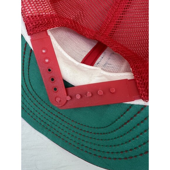 Vtg Dallas Cap St Louis Cardinals Mesh Trucker‎ Snapback Hat Red S/M MLB 80's - Picture 8 of 8